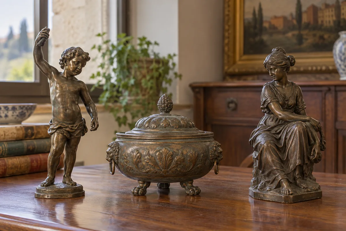 Sculture e oggetti decorativi in bronzo